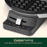 Cuisinart Round Classic Waffle Maker, Black