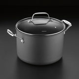 Cuisinart Chef's Classic™ Nonstick Hard Anodized 8 Quart Stockpot, Black