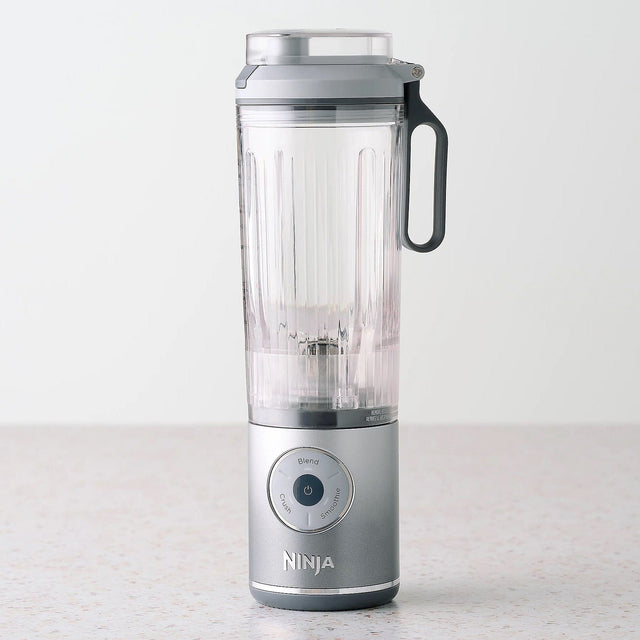 Ninja Blast Max Personal Cordless Blender for Smoothies, Blend, Ice Crush, 22 oz. Twist & Go Vessel, Silver - Certified Refurbished
