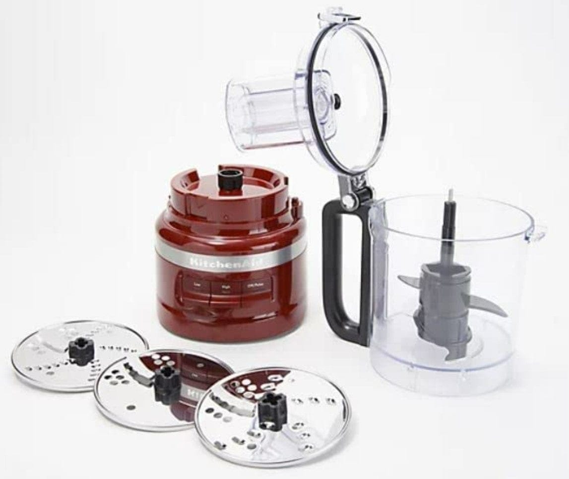 KitchenAid 9 Cup 3 Disks 2 Blades & Spatula Food Processor, Gloss Cinnamon