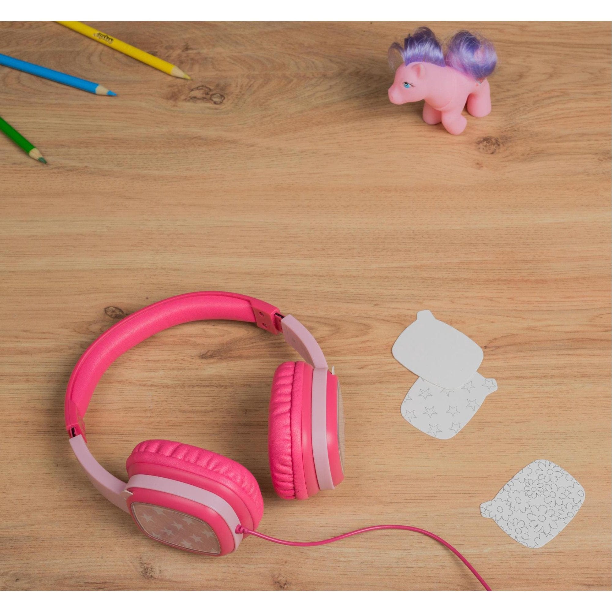 Kitsound Mini Movers Children's Headphones Pink