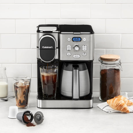 Cuisinart Coffee Center® 10-Cup Thermal Coffee Maker and Single-Serve, Black