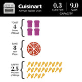 Cuisinart Compact Air Fryer Toaster Oven, Silver