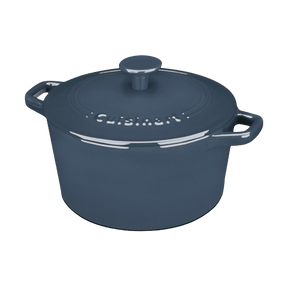 Cuisinart 3 Quart Round Covered Casserole, Blue