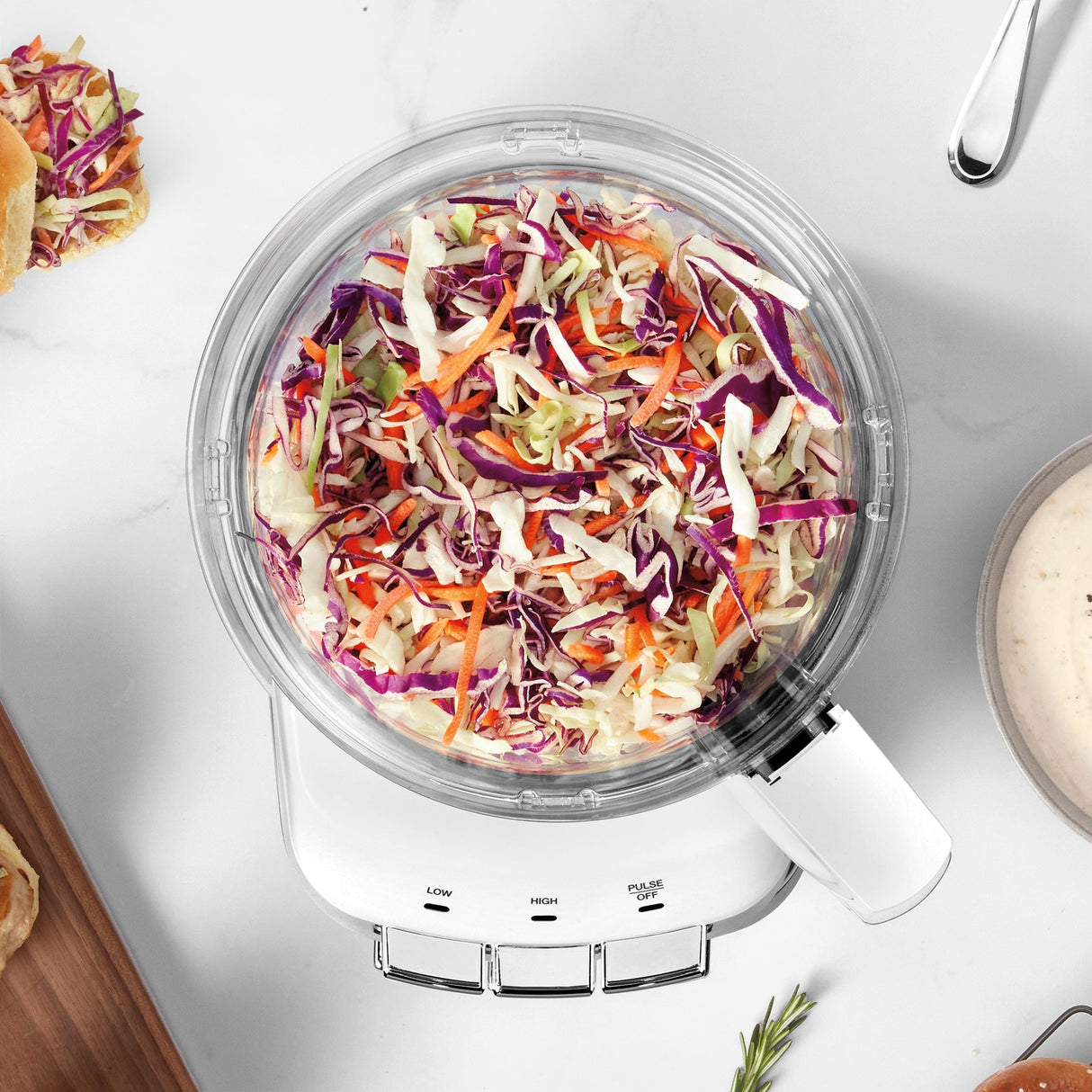 Cuisinart Core Custom 10 Cup Food Processor, White