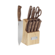 Cuisinart Walnut Triple Rivet 14 Piece Knife Block Set, Wood