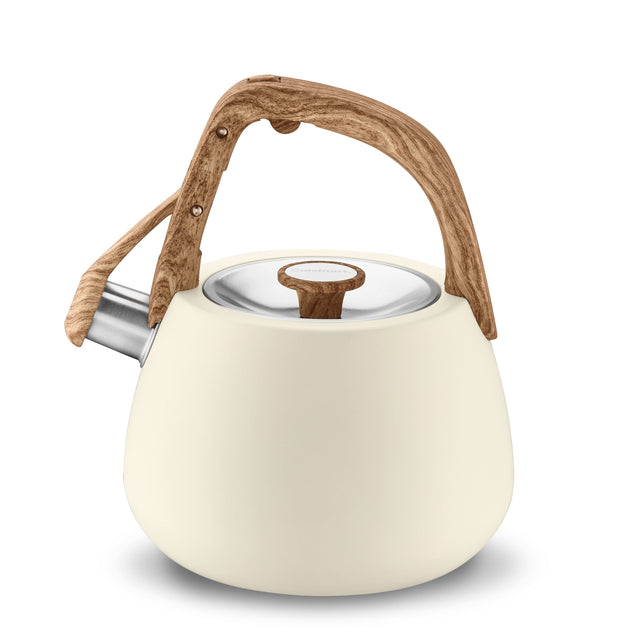 Cuisinart 2 Qt. Cream Stainless Steel Tea Kettle, Cream