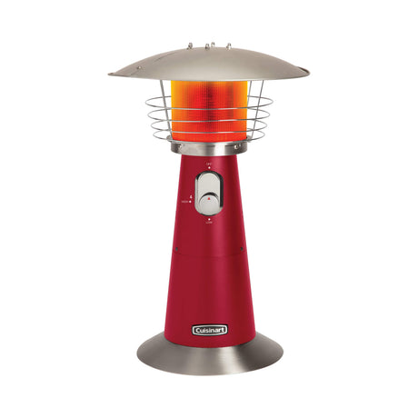 Cuisinart Portable Tabletop Patio Heater, Red
