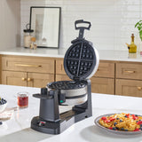 Cuisinart Double Flip Belgian Waffle Maker, Black