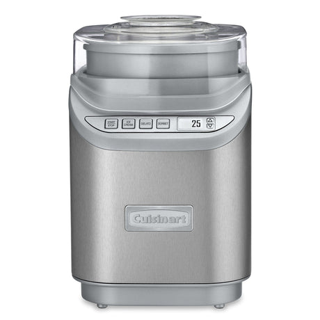 Cuisinart Cool Creations 2 Quart Ice Cream Maker, Brushed Chrome