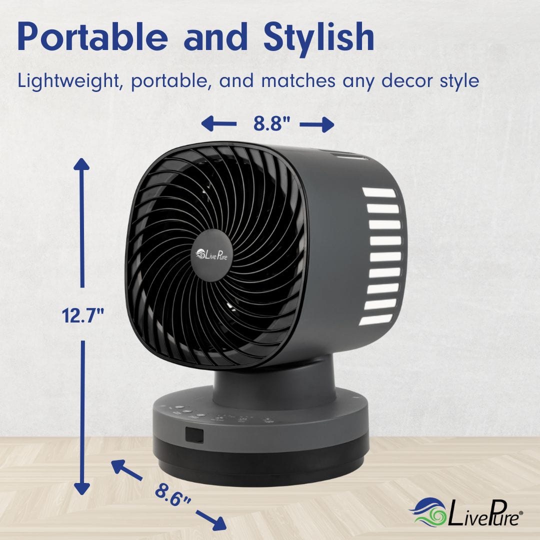 LivePure Orbital 4 Speed Oscillating Fan LP1200FAN