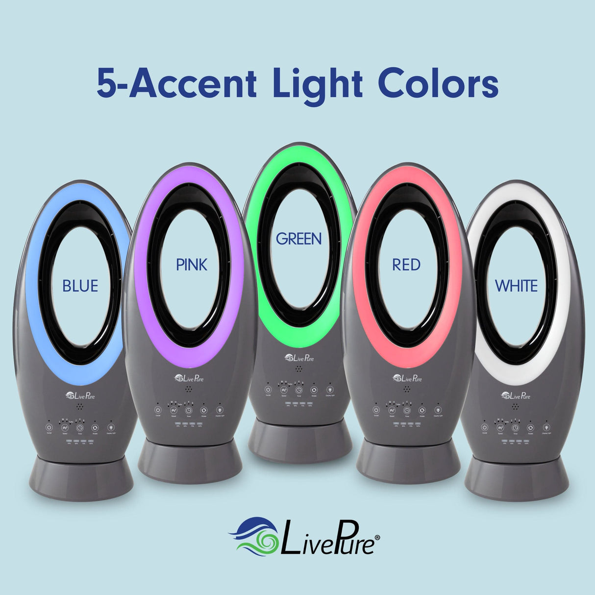LivePure Bladeless Rechargeable Indoor/Outdoor  Fan LP1780FAN