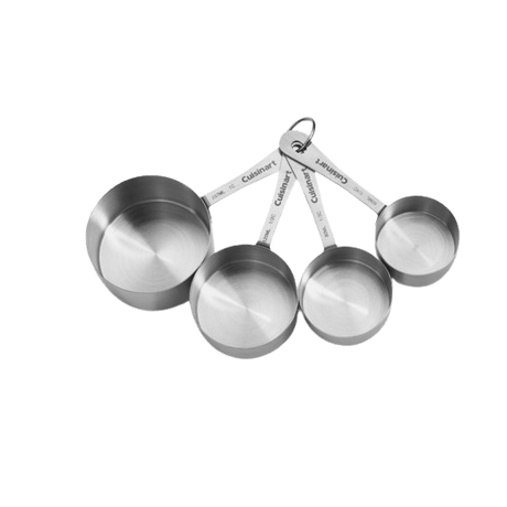 Cuisinart Stainless Steel Measuring Cups, Silver