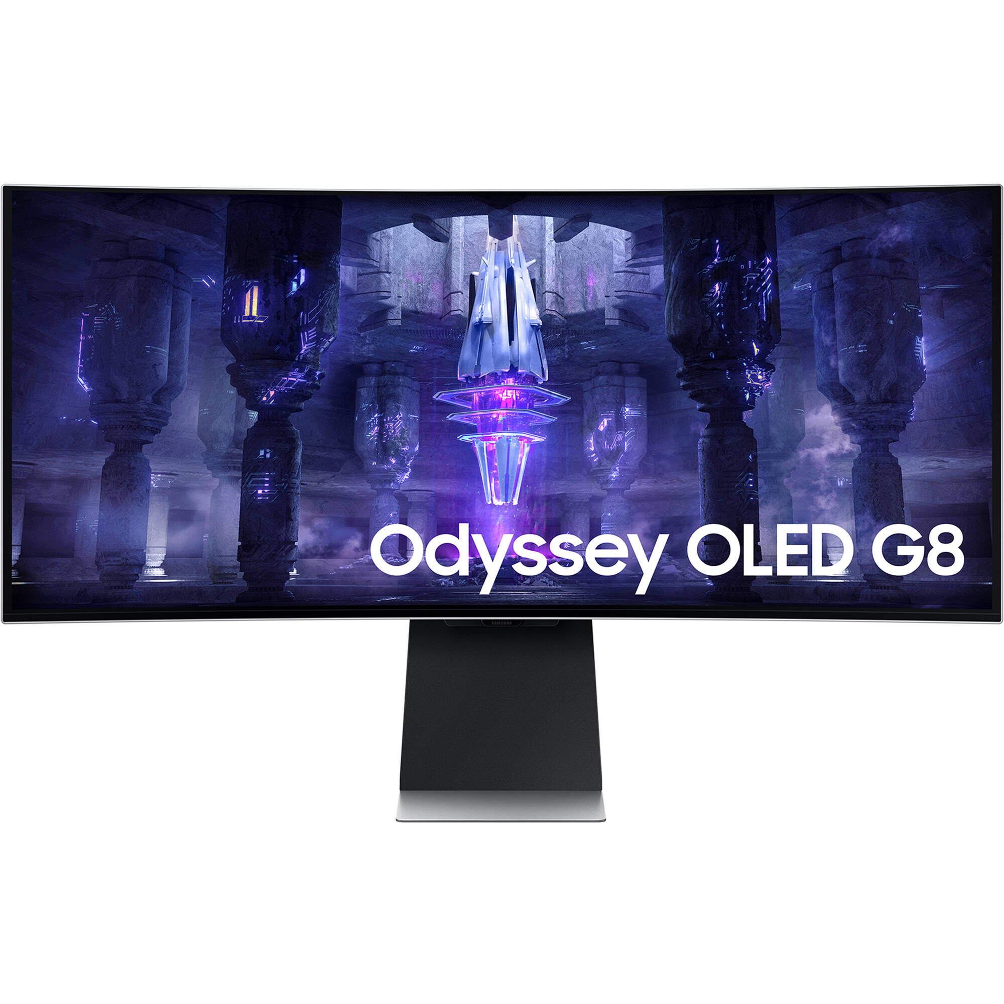 Samsung  LS34BG850SNXZA-RB 34" Odyssey G8 OLED WQHD 175Hz Curved Smart Gaming Monitor - Certified Refurbished