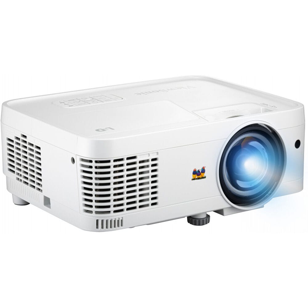 ViewSonic 3000 ANSI Lumens WXGA Short Throw Projector - Certified Refurbished