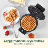 Cuisinart Round Classic Waffle Maker, Black