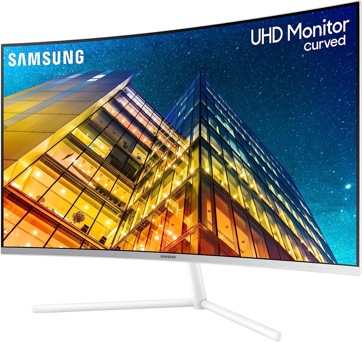 Samsung LU32R591CWNXZA-RB UR59C 32" 4K Curved Monitor White - Certified Refurbished