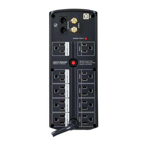CyberPower LX1500GU3 1500VA / 900W 10 Outlets Battery Backup UPS - Certified Refurbished