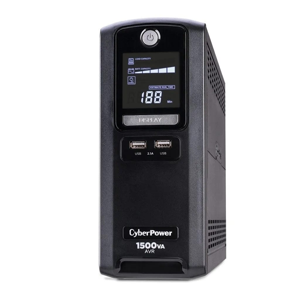 CyberPower LX1500GU 1500VA/900W 10 Outlets UPS Battery Backup - New Battery Certified Refurbished