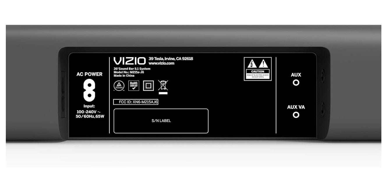 Vizio M215a-J6B-RB M-Series 2.1 Dolby Atmos 36" Wireless Soundbar System - Certified Refurbished