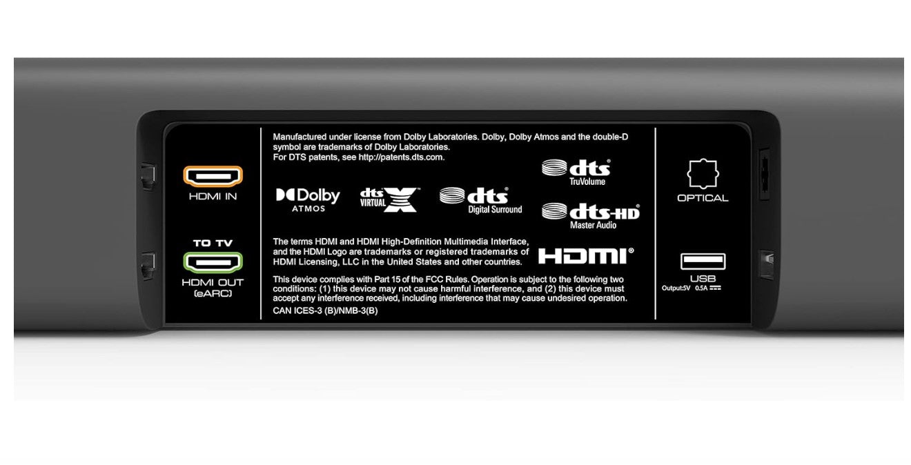 Vizio M215a-J6B-RB M-Series 2.1 Dolby Atmos 36" Soundbar System - Certified Refurbished