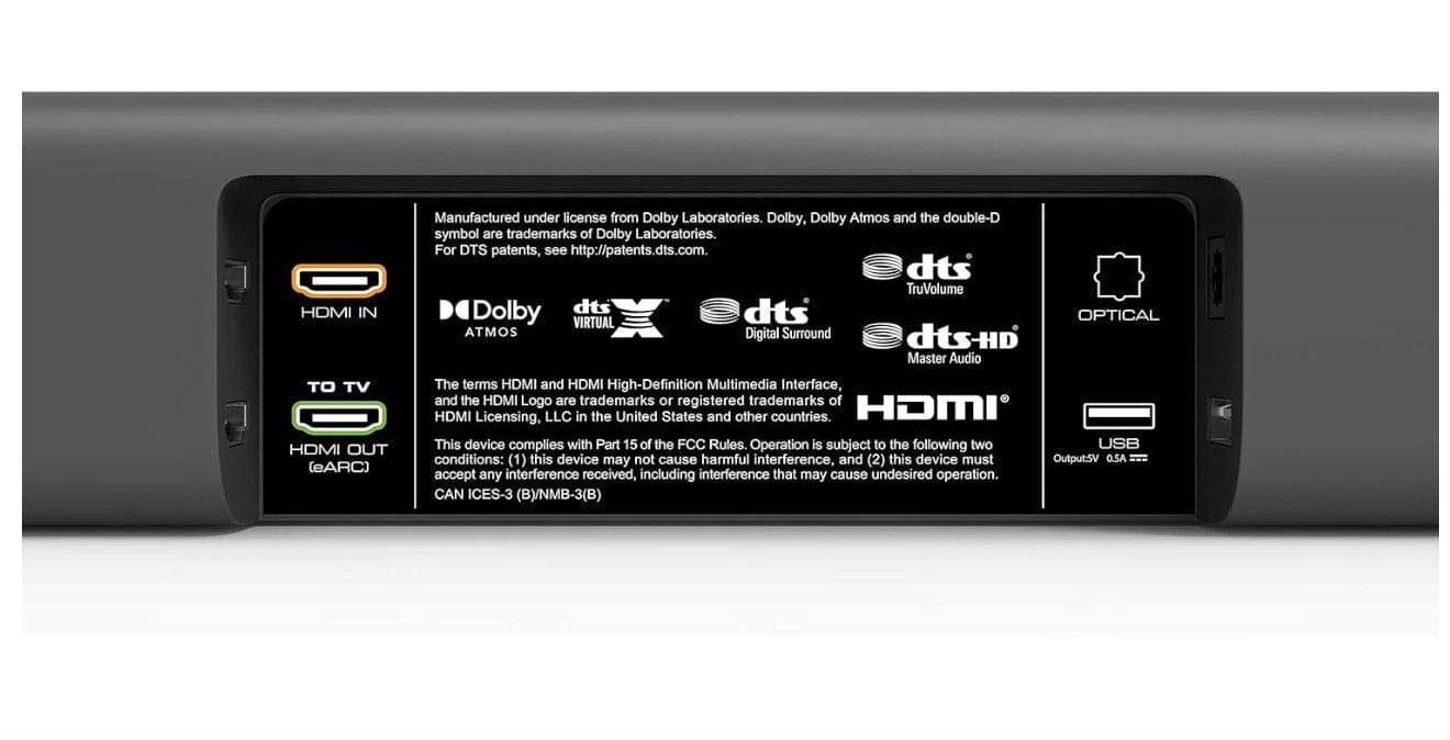 Vizio M215a-J6B-RB M-Series 2.1 Dolby Atmos 36" Wireless Soundbar System - Certified Refurbished