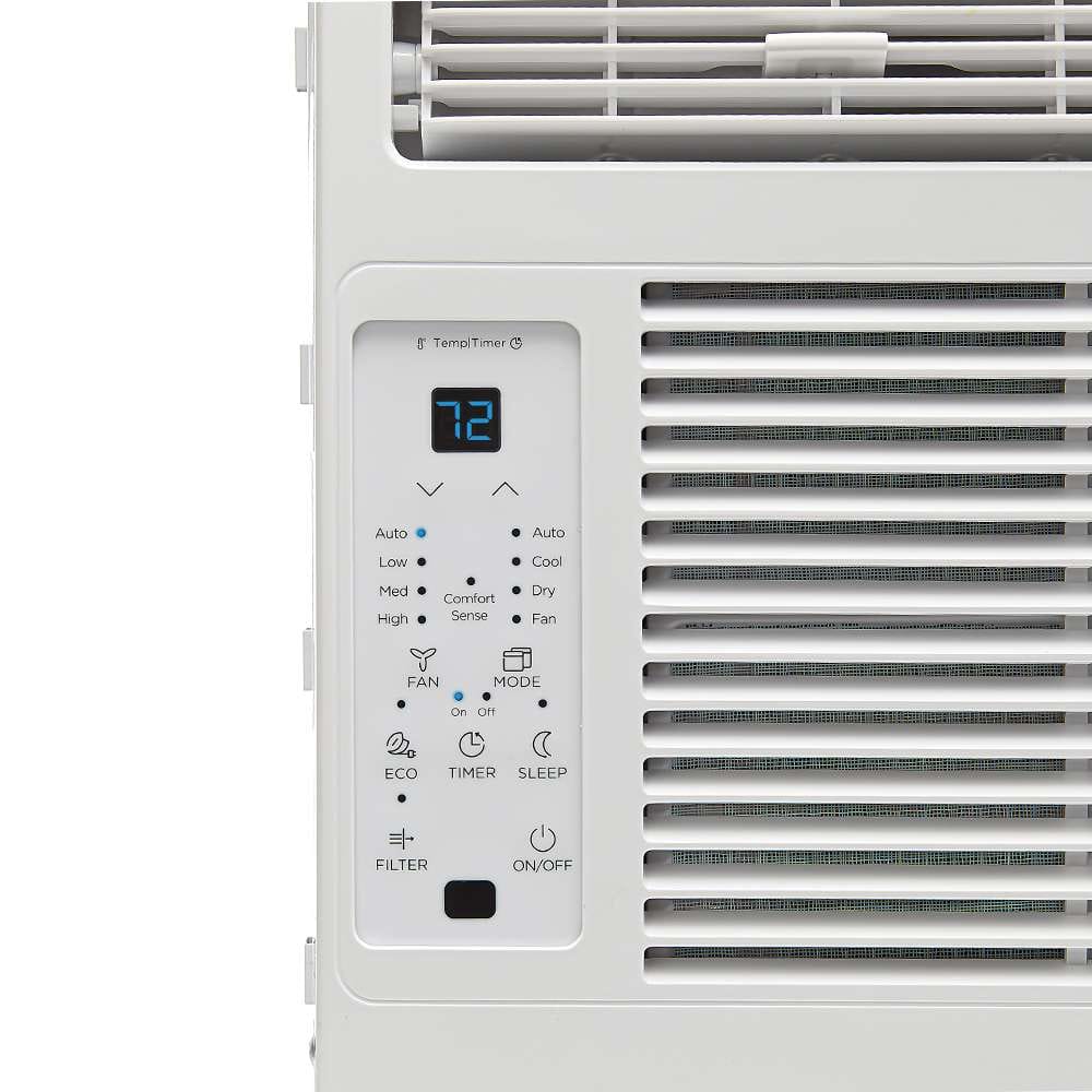 Midea 5000 BTU DOE Window Air Conditioner with ComfortSense Remote, for Spaces Up to 150 sq. ft. - Certified Refurbished