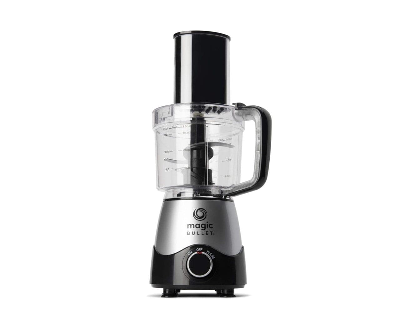 Magic Bullet 3.5 Cup Kitchen Express Food Processor, Silver