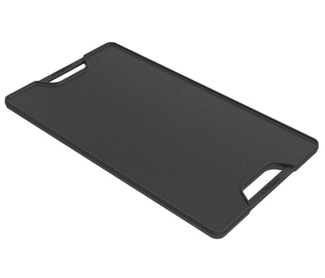 Cuisinart Reversable 2-in-1 Cast Iron Grill/Griddle Plate, Black