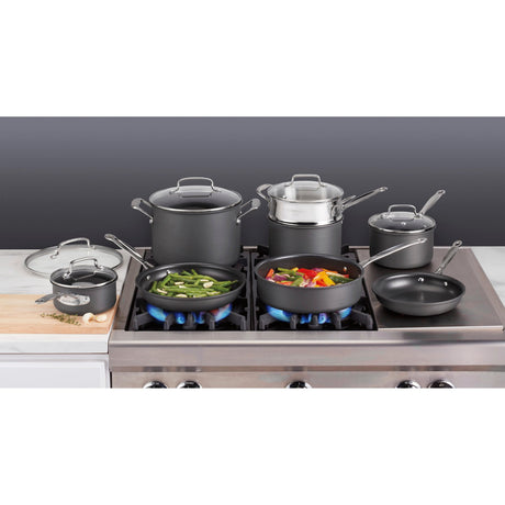 Cuisinart Chef's Classic™ Nonstick Hard Anodized Cookware 13 Piece Set, Black