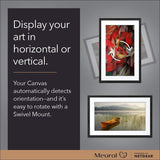 Meural 16x24 Canvas II Smart Art, Photo & Video Frame, White