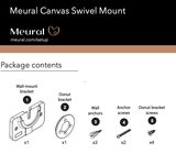 Meural Canvas Swivel Mount, Works Canvas, Canvas II
