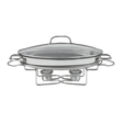 Cuisinart Classic Entertaining Collection 13.5" Oval Buffet Server, Silver