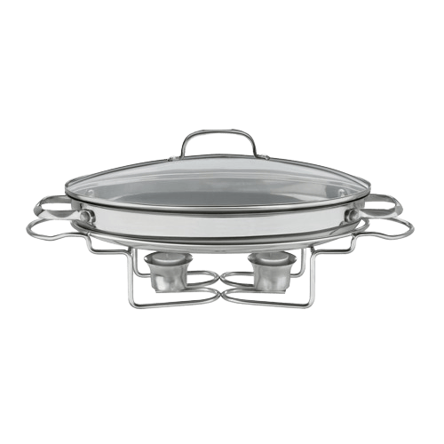 Cuisinart Classic Entertaining Collection 13.5" Oval Buffet Server, Silver