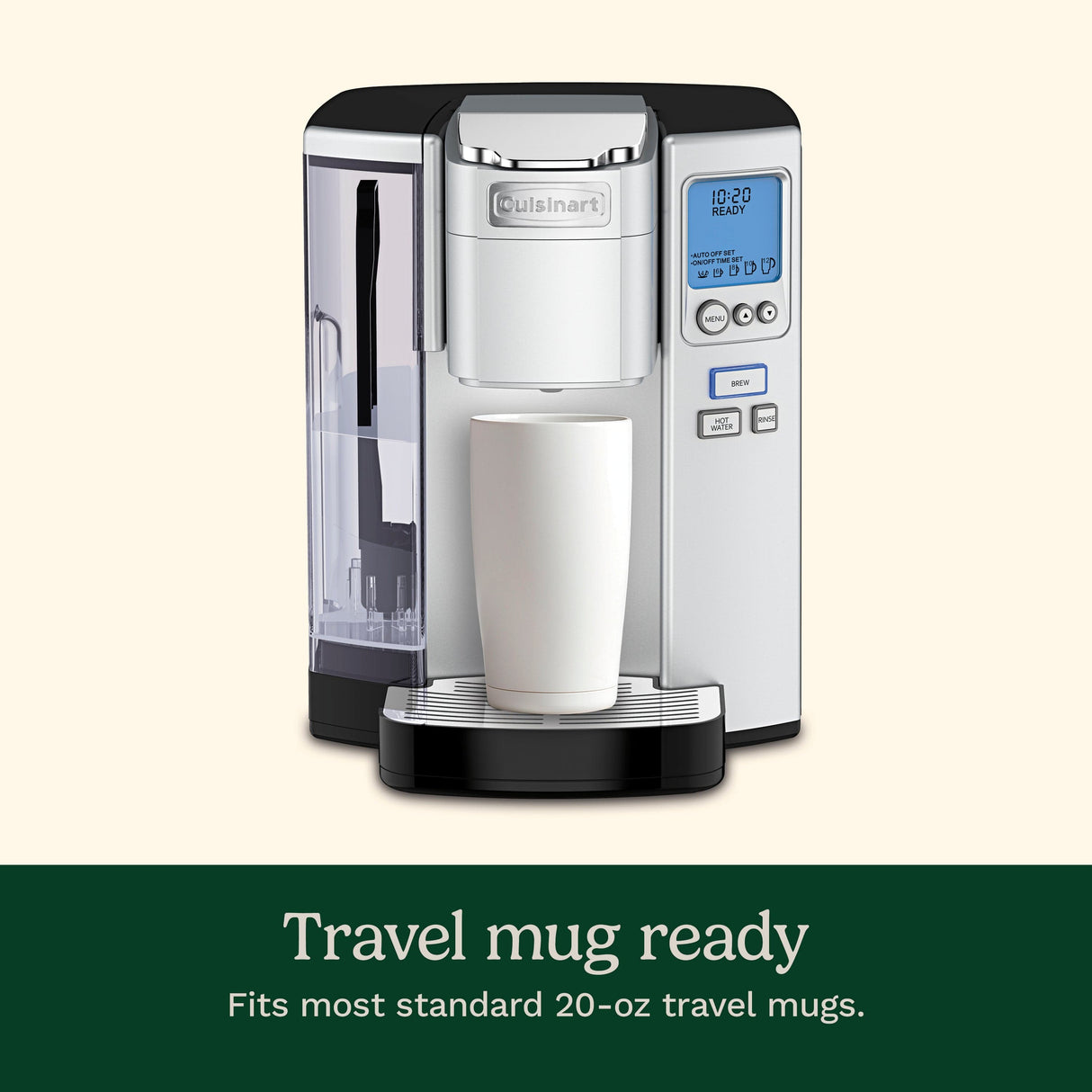 Cuisinart Premium Single Serve Brewer, Silver