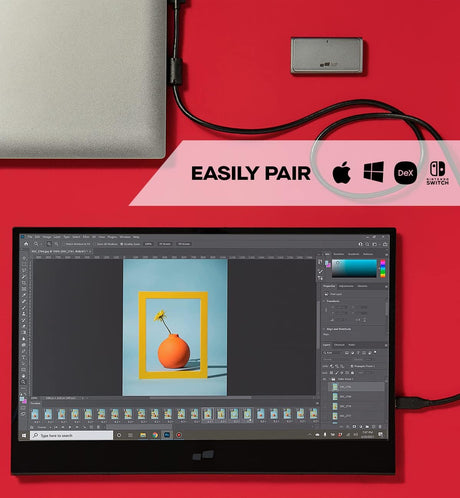 Mobile Pixels 16" Glance FHD 1080P Portable Monitor - Certified Refurbished
