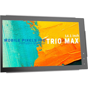Mobile Pixels Trio Max Portable Monitor, 14.1" Triple Monitor - Certified Refurbished