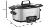 Cuisinart 3 in 1 Cook Central 6 Quart Multi-Cooker - Certified Refurbished