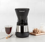 Cuisinart 5-Cup Coffee Maker with Stainless Steel Carafe, Black