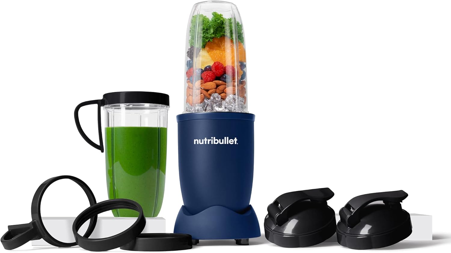 Nutribullet Pro 13-Piece 900W Single Serve Personal Blender, Matte Navy Blue