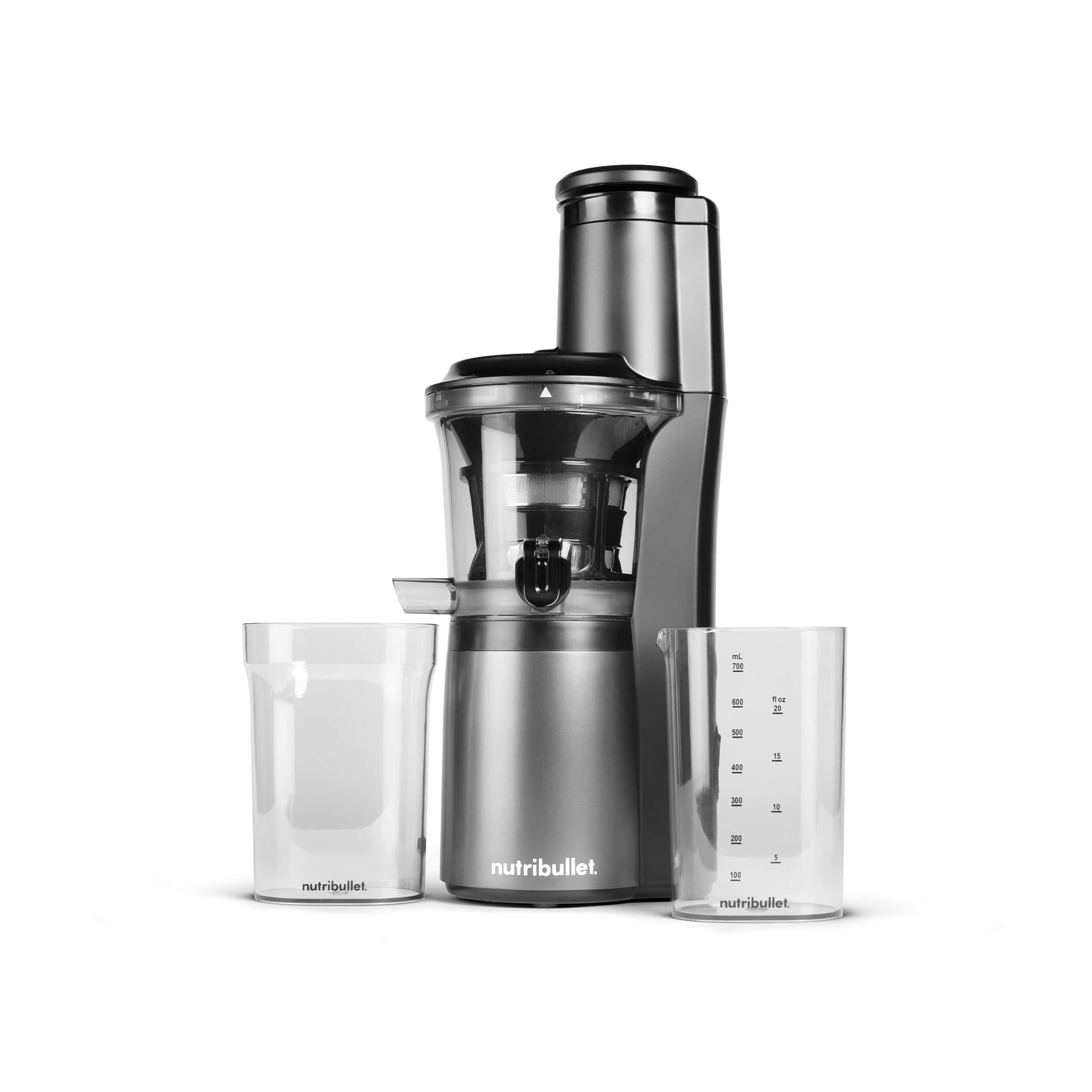 Nutribullet 24oz. BPA-Free 150W Cold Press Slow Juicer, Charcoal Black