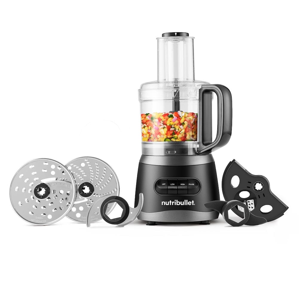 Nutribullet 7-Cup 450W Food Processor, Black