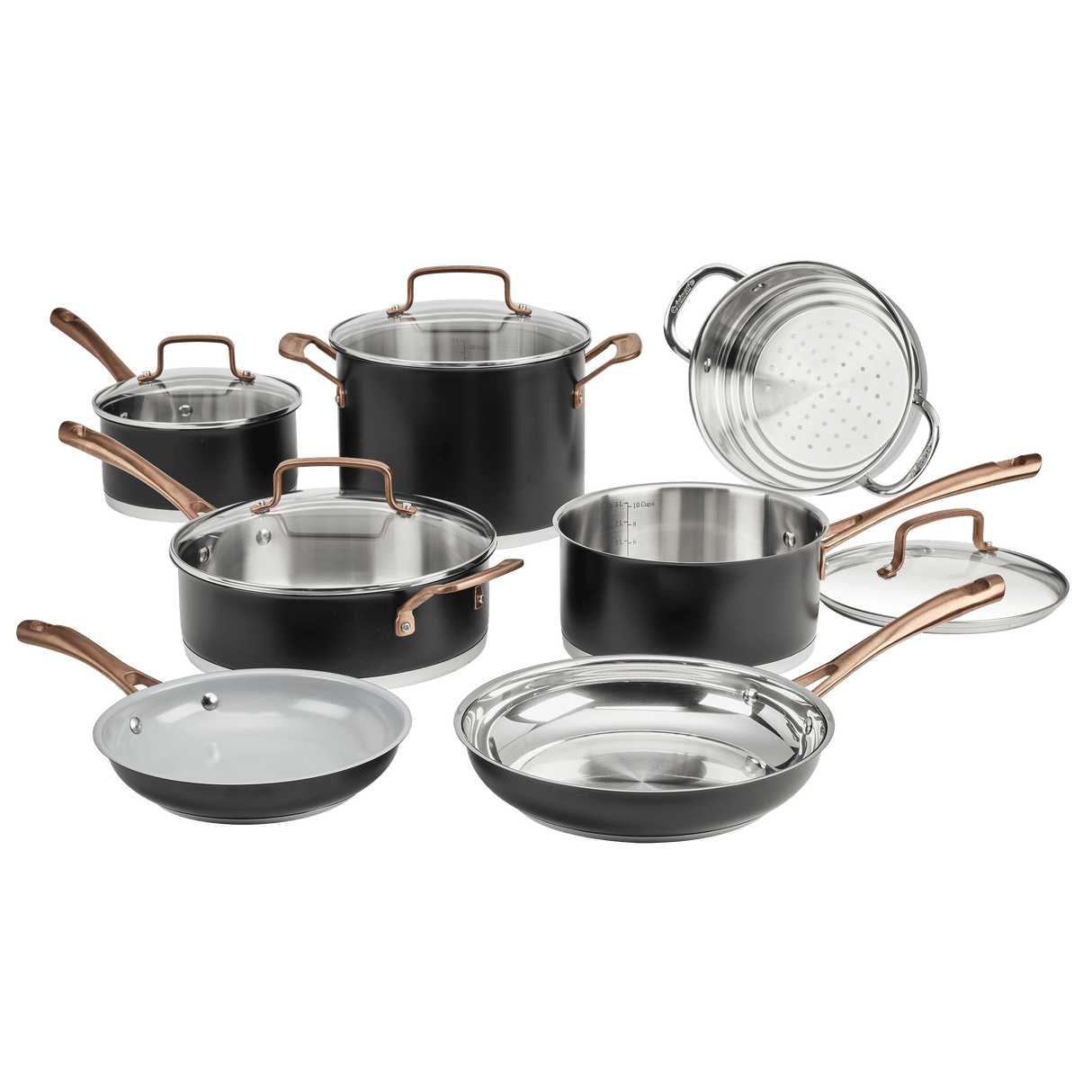 Cuisinart 11pc Matte Black Elegance Set, Black