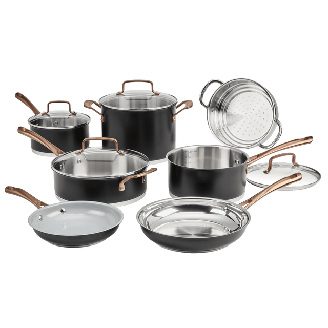 Cuisinart 11pc Matte Black Elegance Set, Black