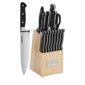 Cuisinart Triple Rivet 16 Piece Knife Block Set, Black