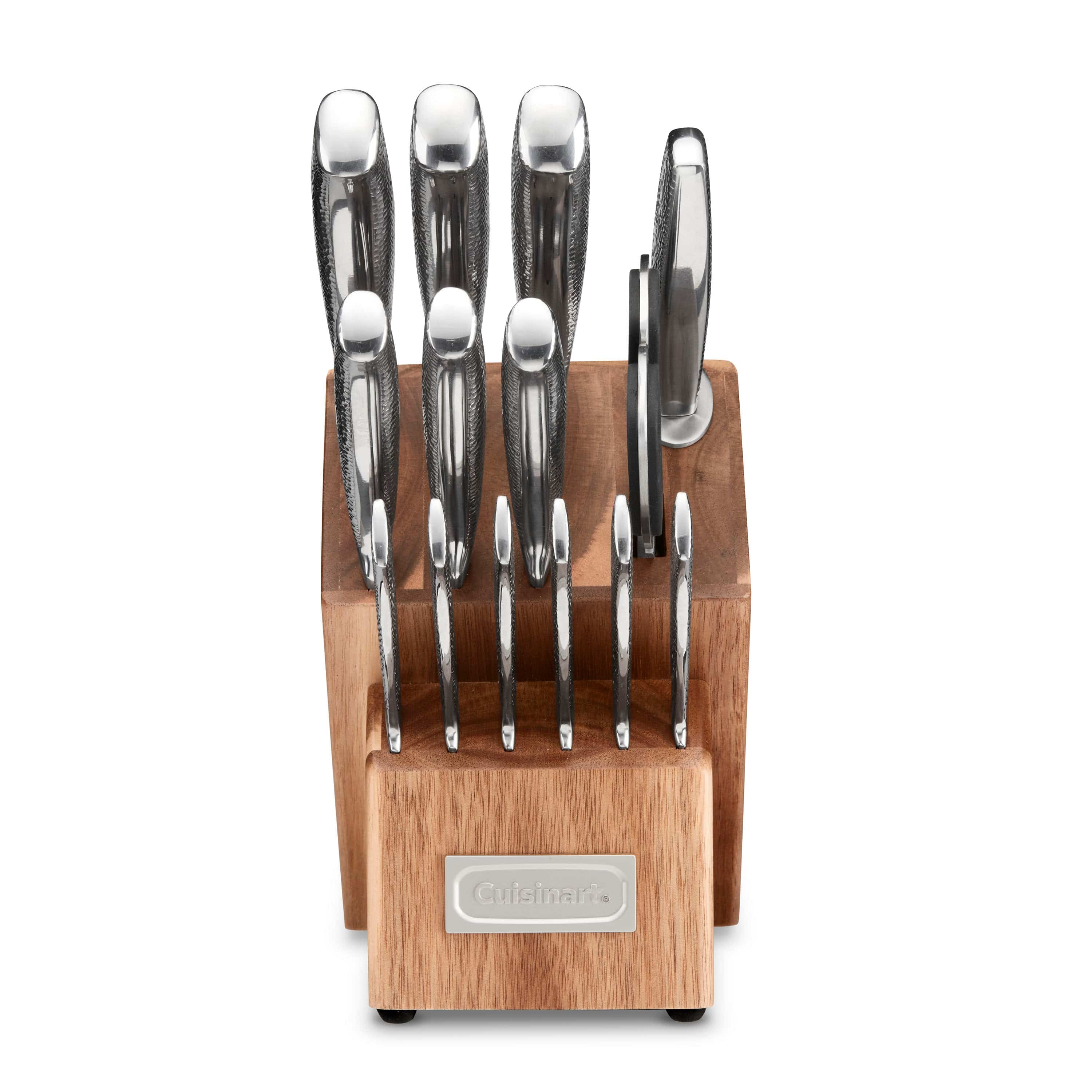 Cuisinart 15pc Stainless Steel Cutlery Block Set, Silver