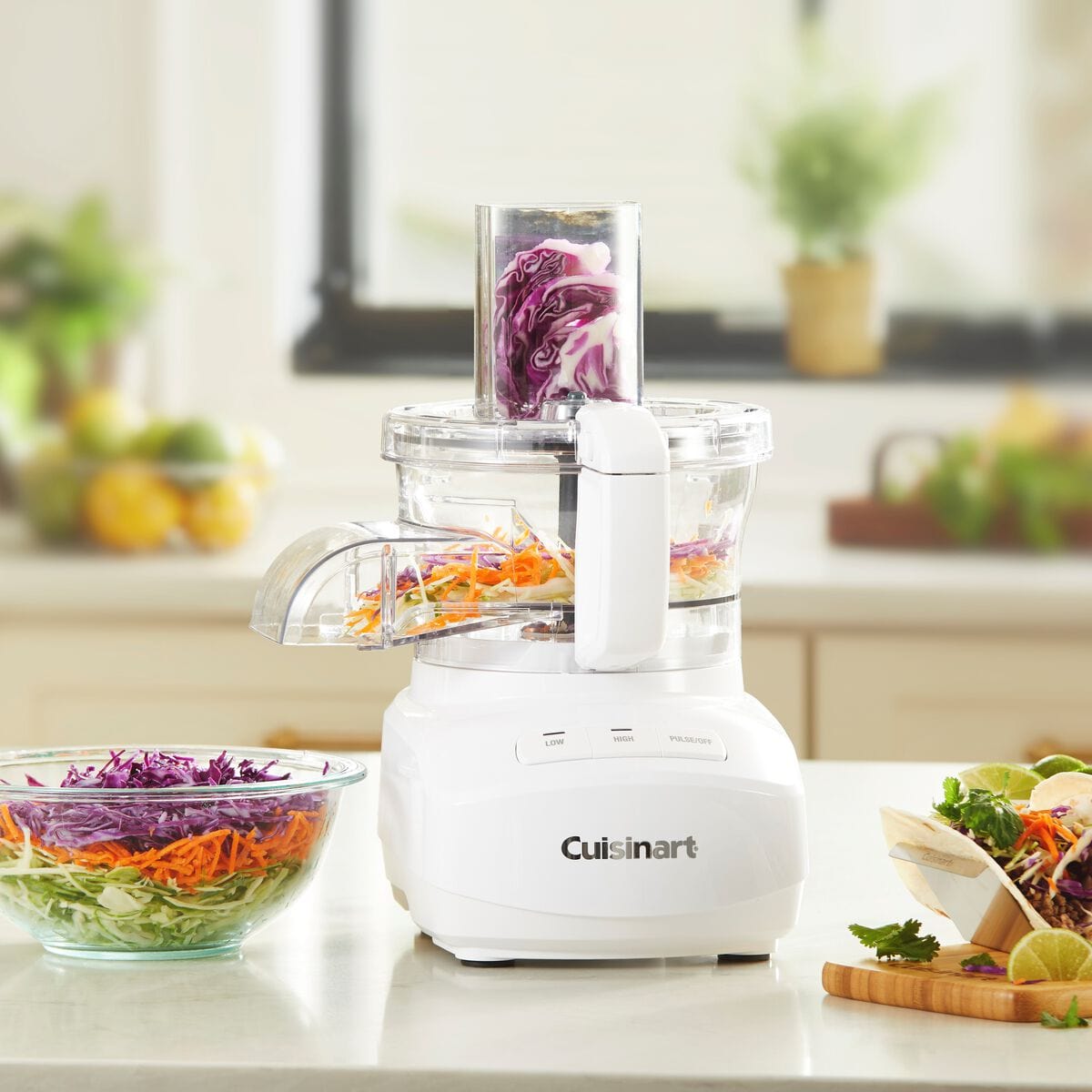 Cuisinart 9-Cup Continuous Feed Food Processor, White