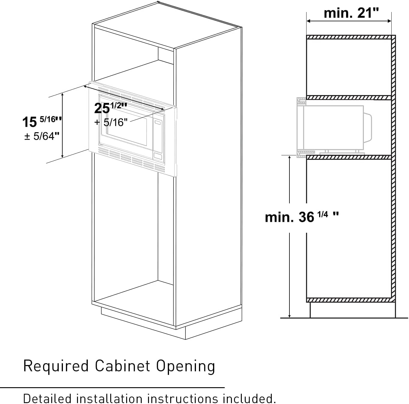 Panasonic 27" Trim Kit for 1.6 CF Microwave Ovens - Refurbished