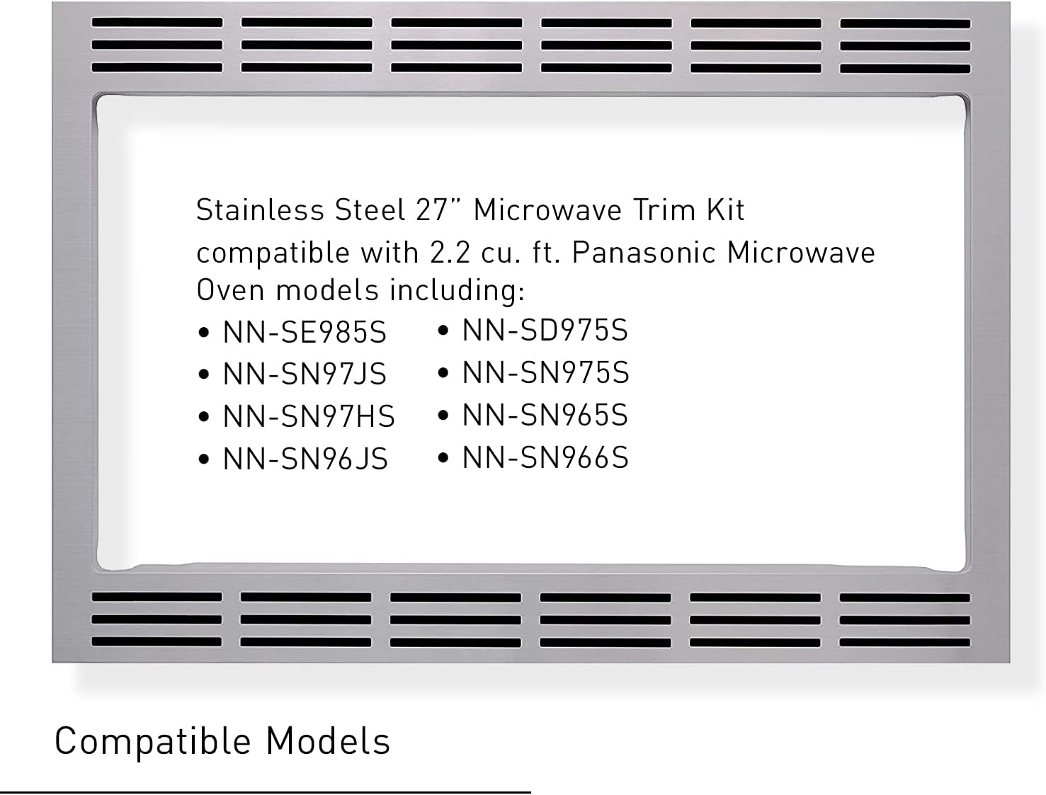 Panasonic NN-TK922SS 27" Trik Kit for 2.2 CF Microwave Ovens - Like New