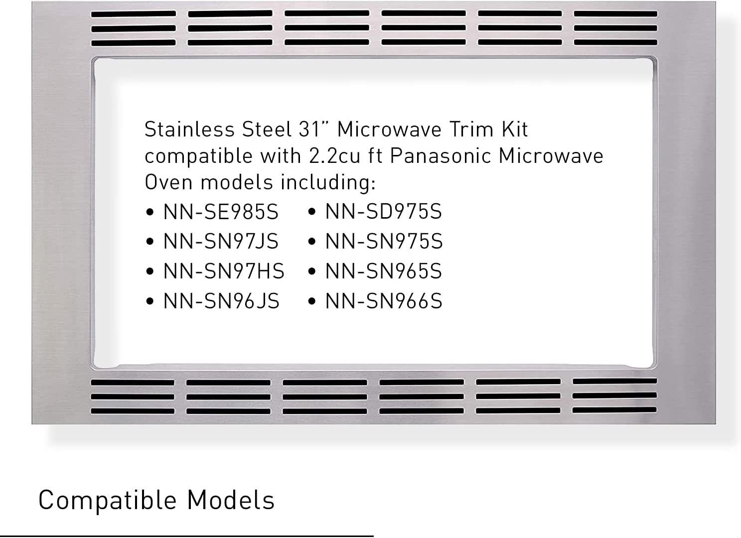 Panasonic NN-TK932SS 30" Trik Kit for 2.2 CF Microwave Ovens - Like New